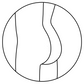 Vitrail Fesses personnalisable