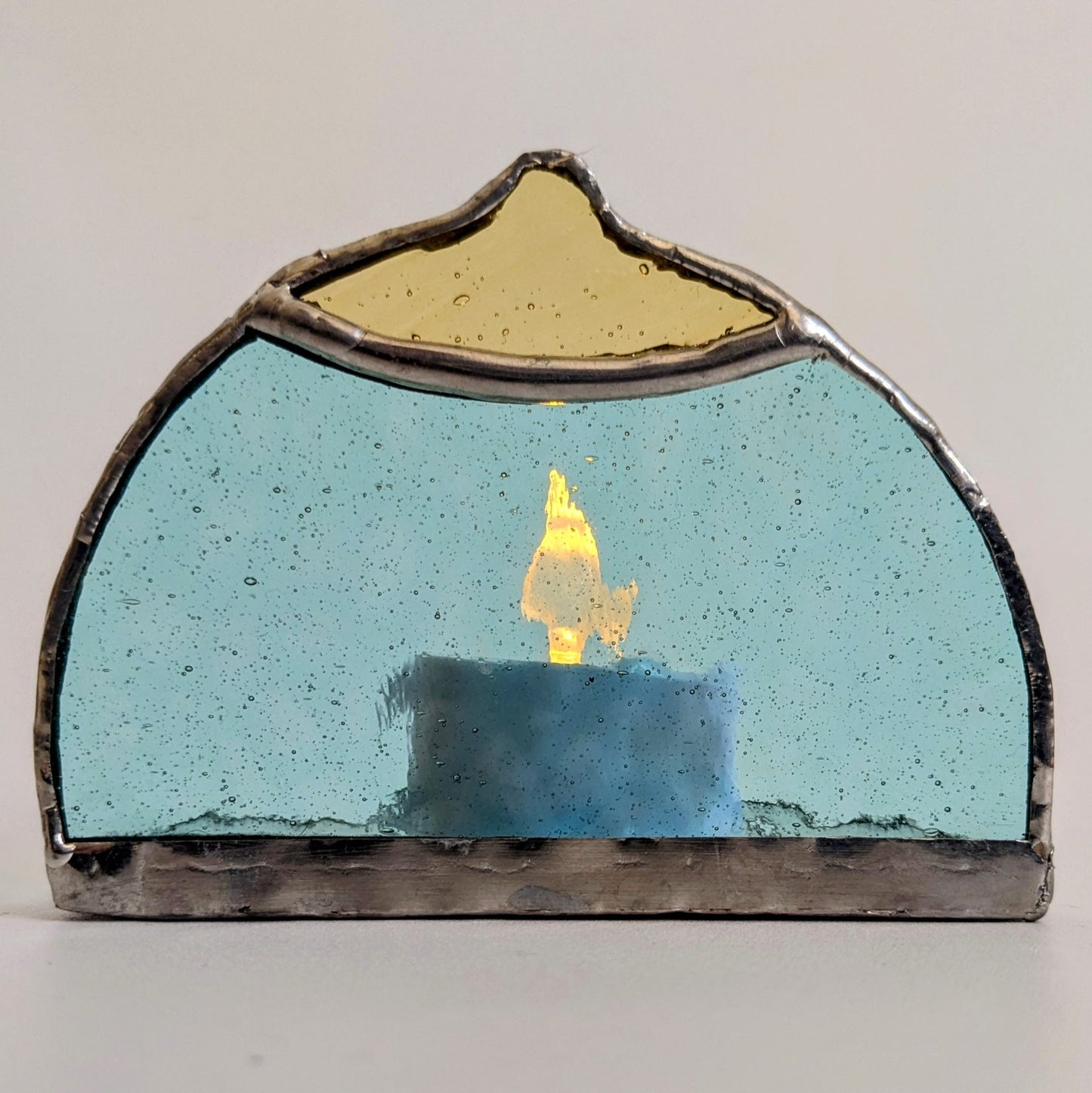 Boobgeoire turquoise et jaune