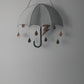 Parapluie géant avec goutte de pluie miroir