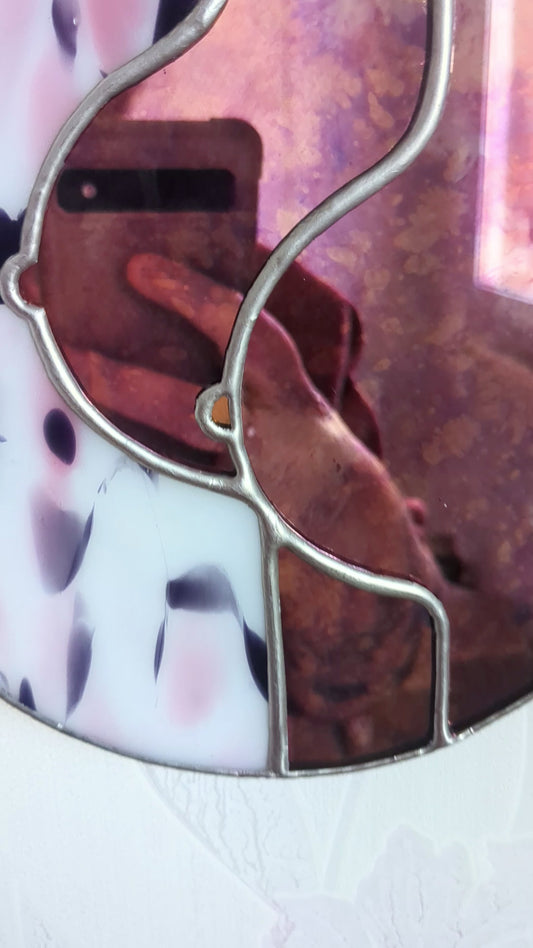 Miroir boobs téton en or - Collection "Octobre Rose"