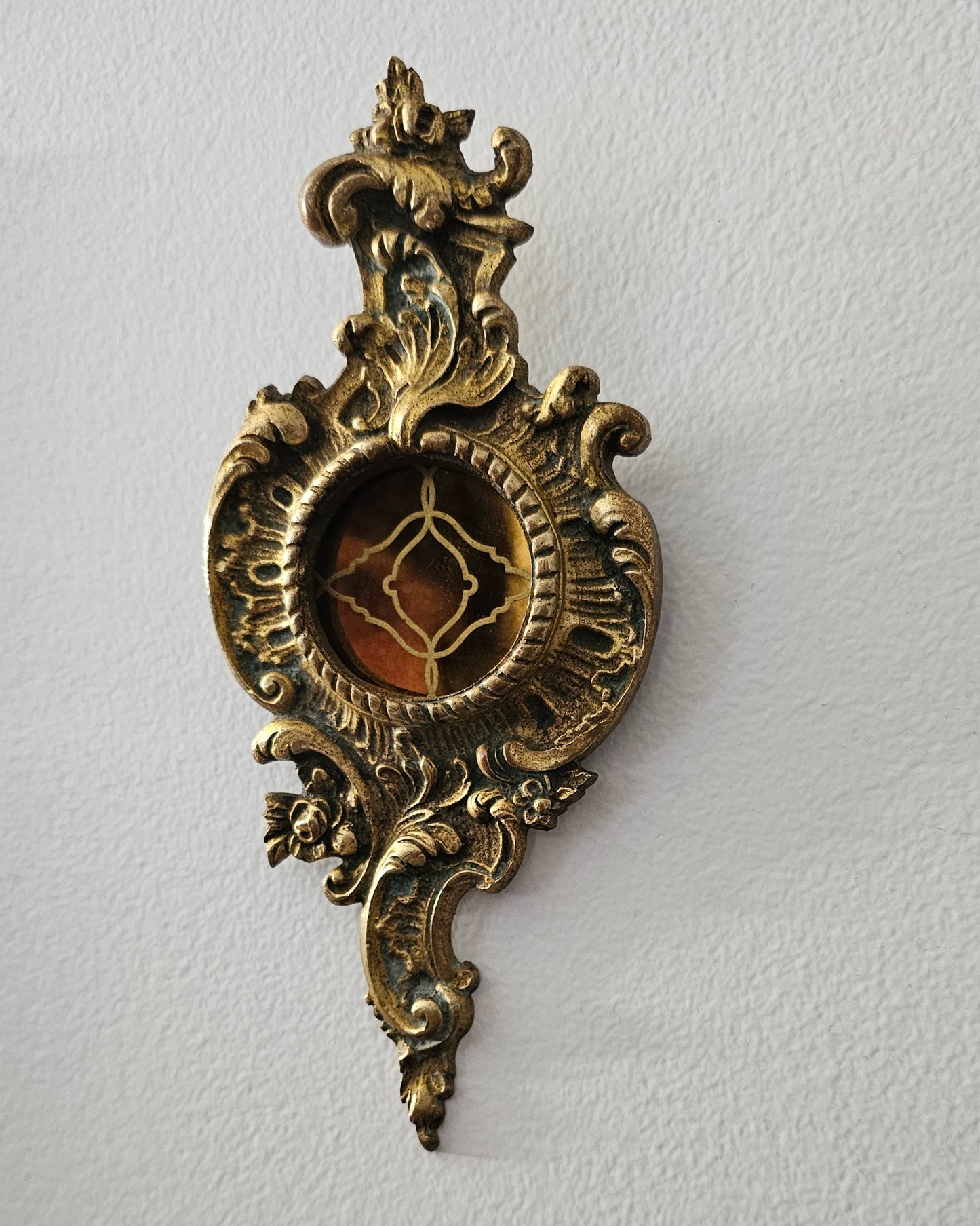 Mini Miroir décoratif gravé