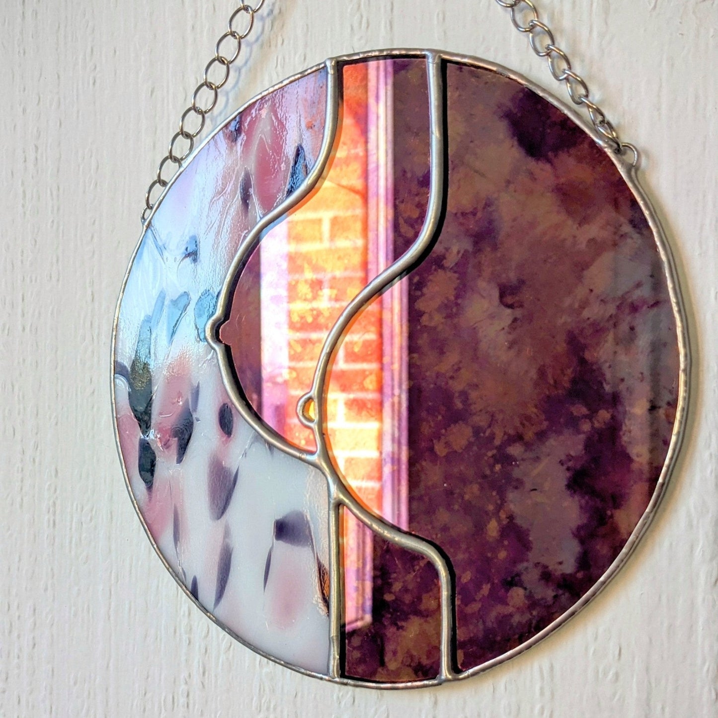 Miroir boobs téton en or - Collection "Octobre Rose" - Tue Lamour